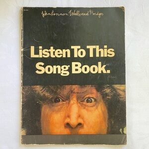 John Lennon 1975 Listen to This Song Book Walls & Bridges